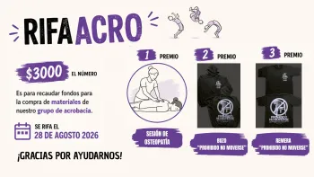 Portada 🤸‍♀️ Rifa solidaria - Acro - Rifas Online de Activa Online
